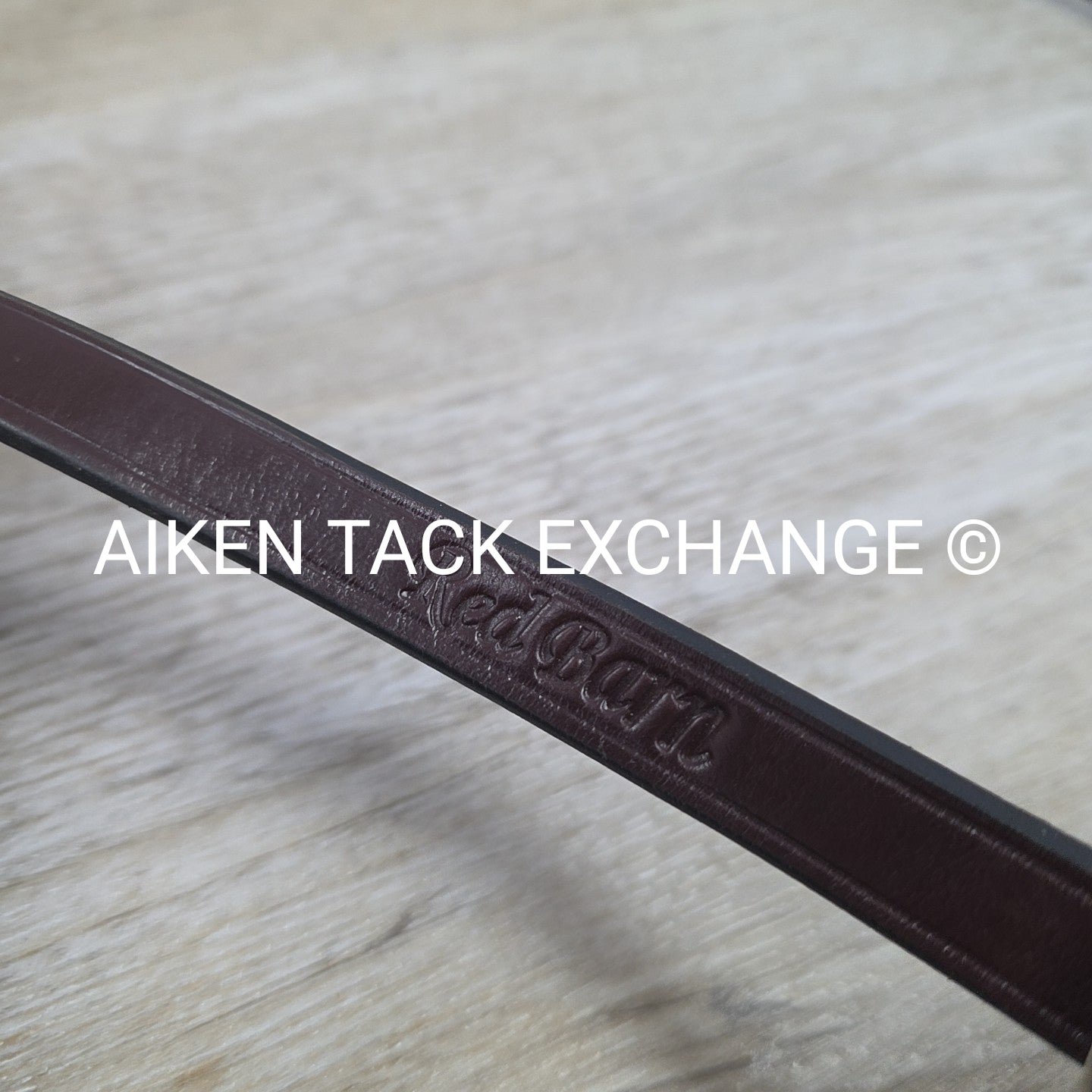 KL Select Red Barn Rubber Grip Reins, Brown, Size Full