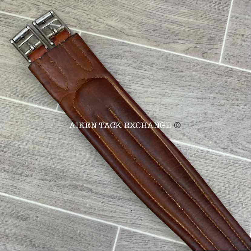 Edgewood Padded Leather Girth, Brown, 50"
