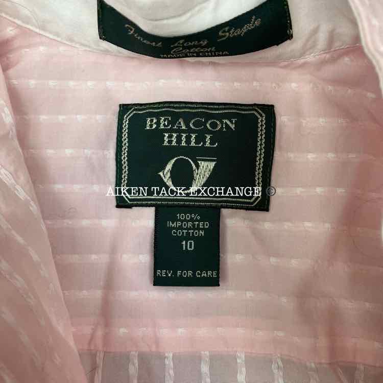 Beacon Hill Long Sleeve Show Shirt, Size 10
