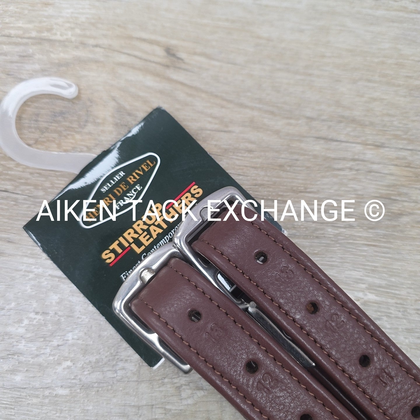 HDR Triple Covered Close Contact Stirrup Leathers, Australian Nut, 48"
