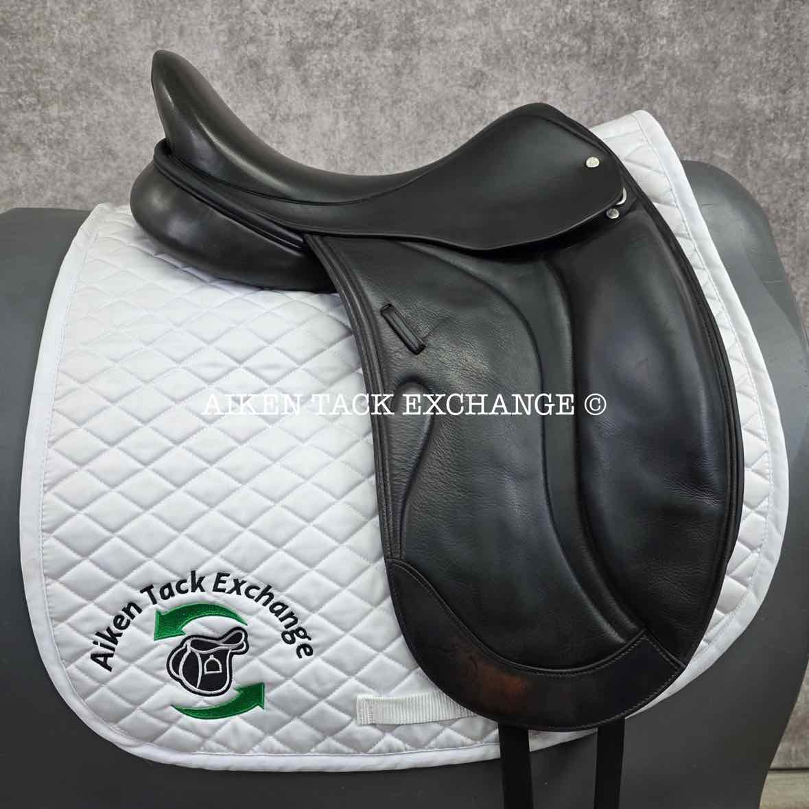 2011 Stackhouse Monoflap Dressage Saddle, 17" Seat, Medium Narrow Tree