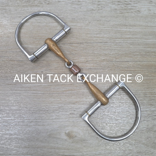 Mikmar Cupreon French Link Copper Roller D Ring Bit 5"