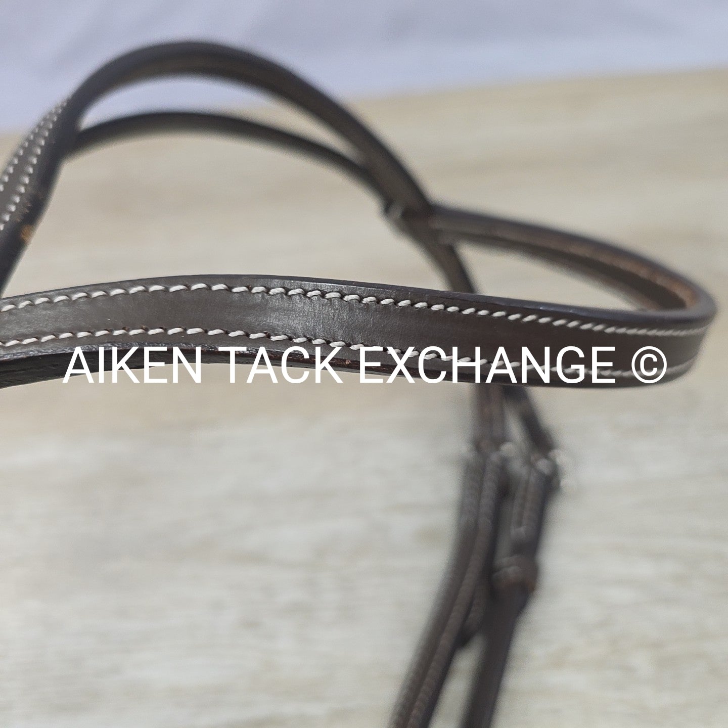 TuffRider Western Headstall with Latigo Bit Ties, Brown, Size Full/Horse