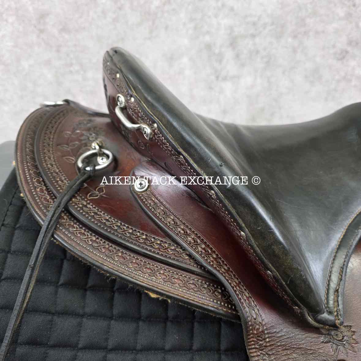 Eli Miller Buena Vista Saddle, 19" Seat, Wide Tree - Full QH Bars