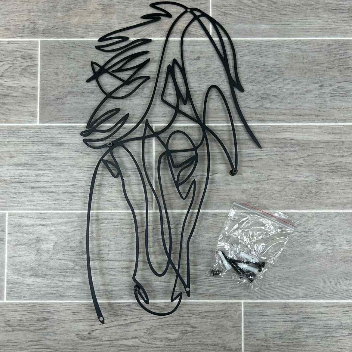 Metal Horse Wall Decor