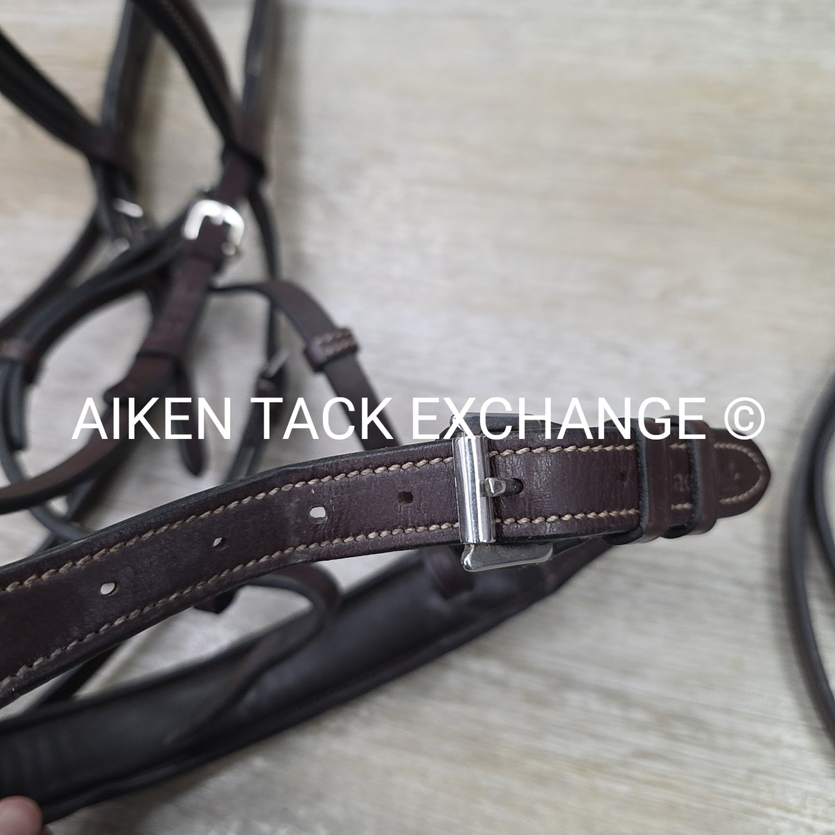 KL Select Black Oak Tupelo Bridle with Matching Laced Reins, Brown, Size Full