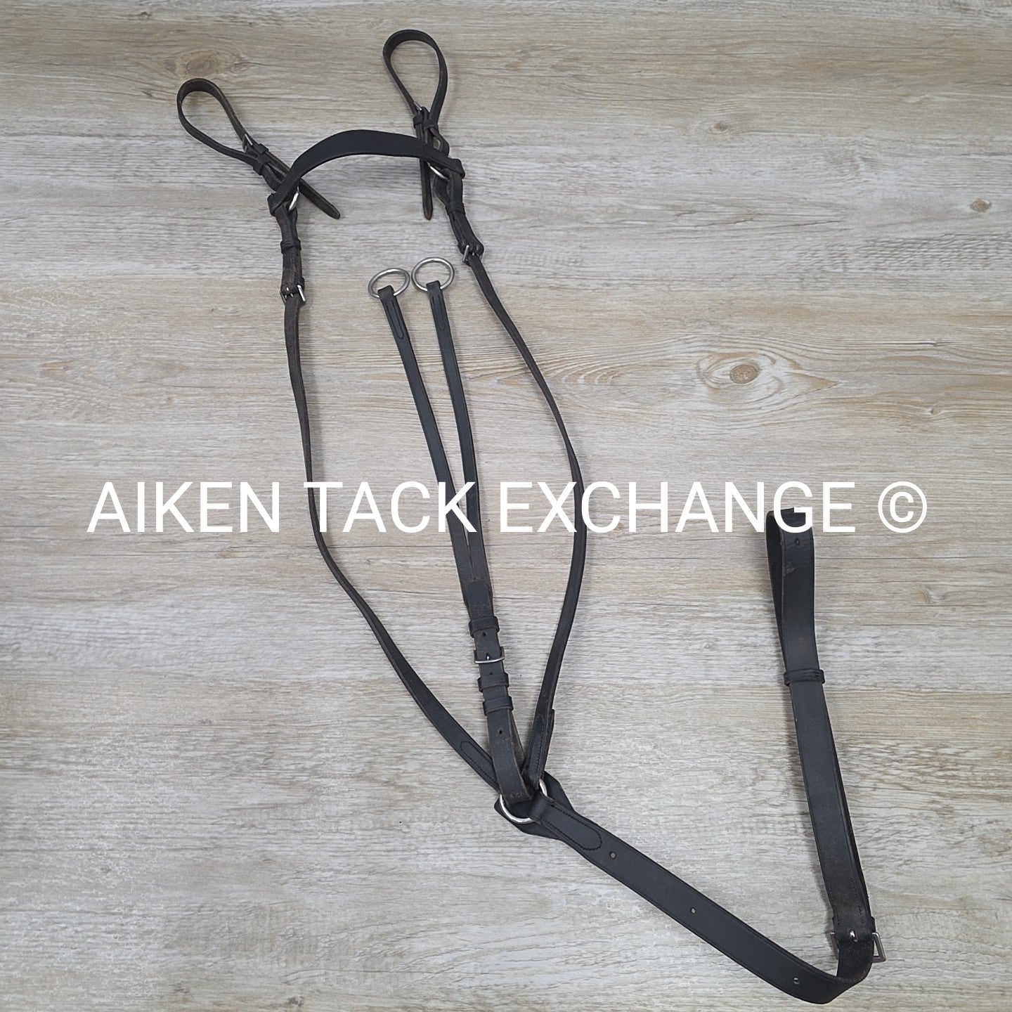 Adjustable Plain Breastplate, Black, Size Full