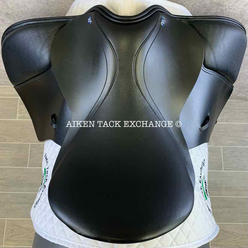 Barnsby Dressage Saddle, 18" Seat, Wide Tree, Wool Flocked Panels