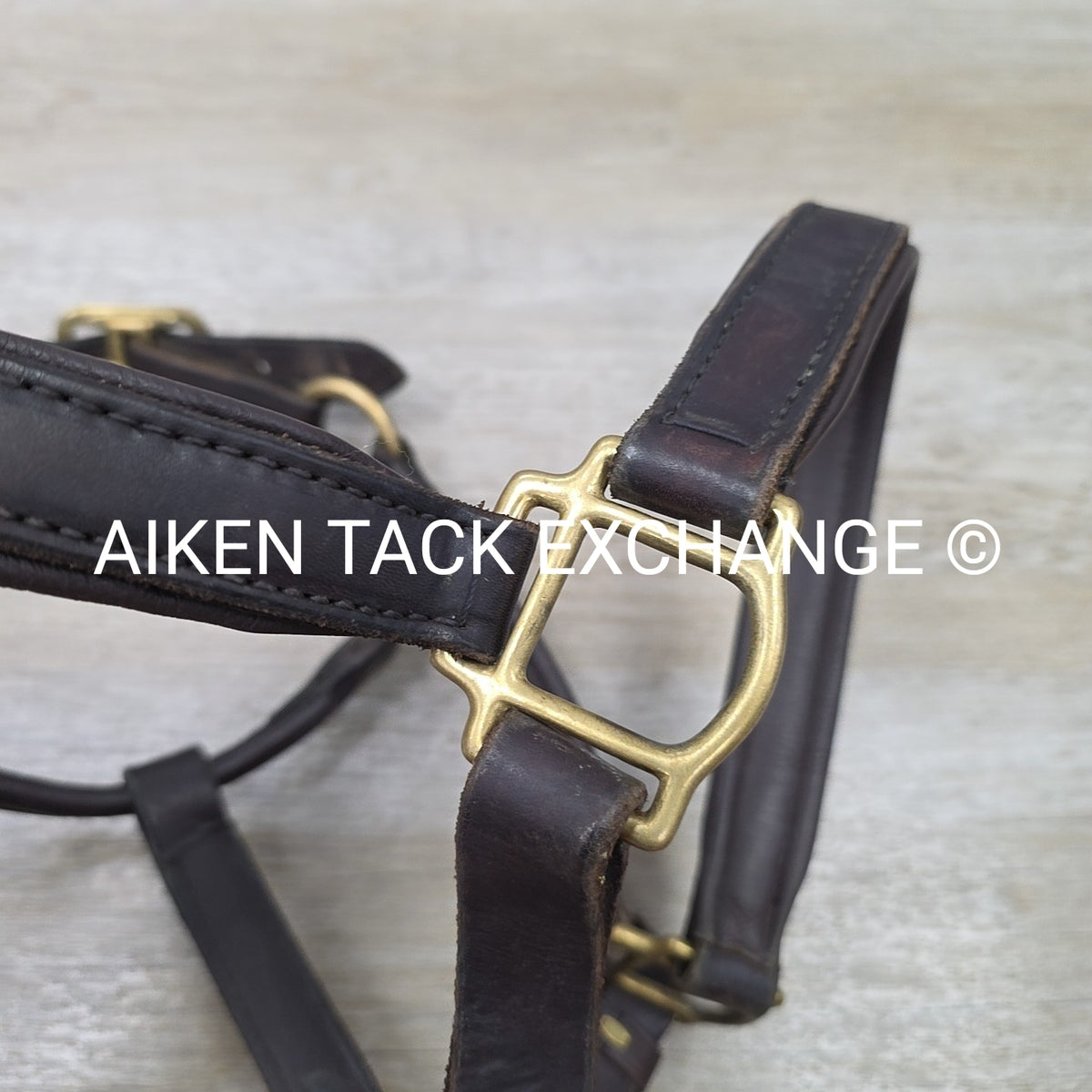 SmartPak Soft Padded Leather Halter, Brown, Oversize