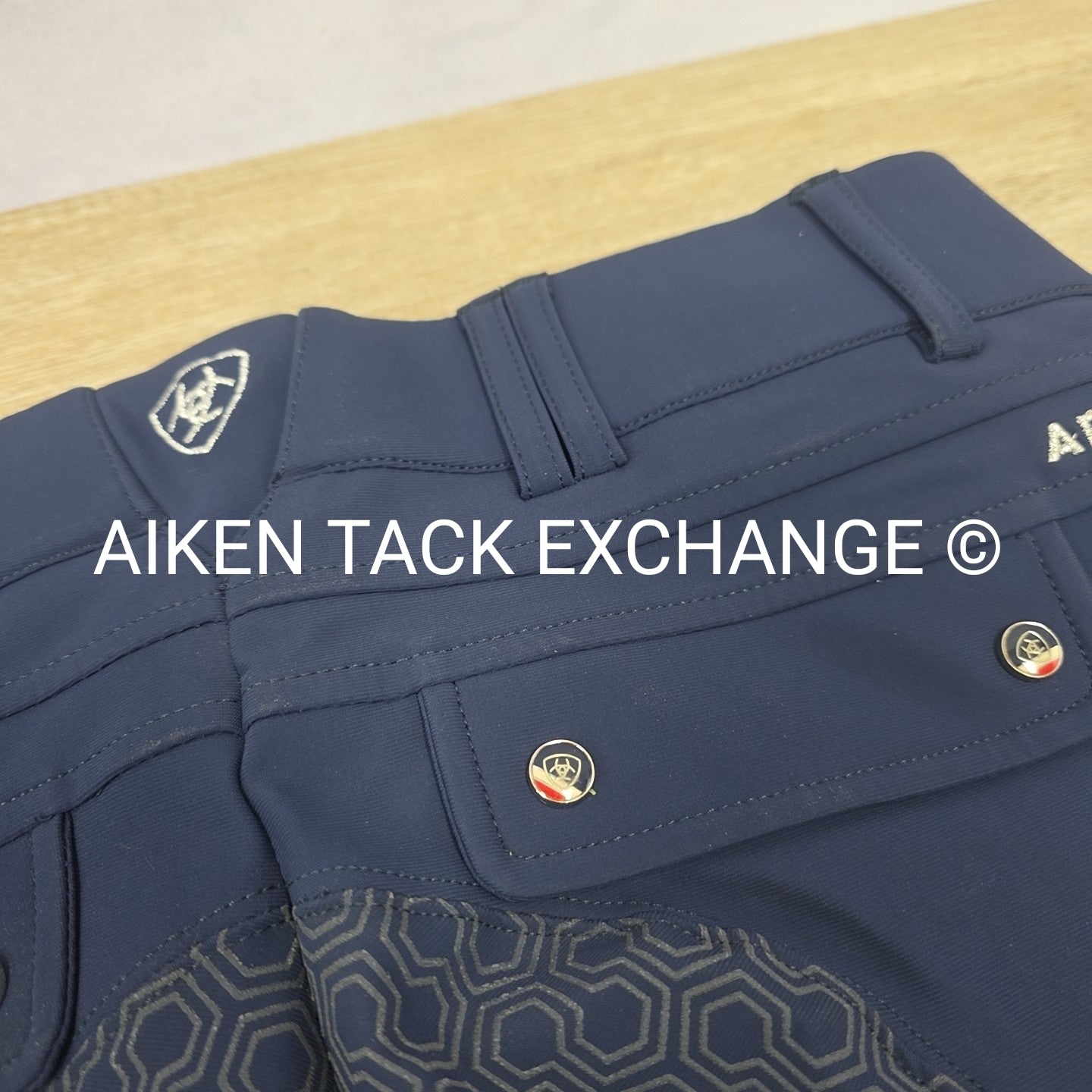 Ariat Tri Factor Silicone Grip Full Seat Breeches, Size 32 R