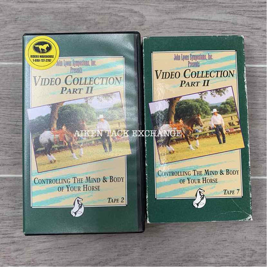 BARGAIN BUNDLE: Controlling the Mind & Body of Your Horse VHS Tapes 2 & 7