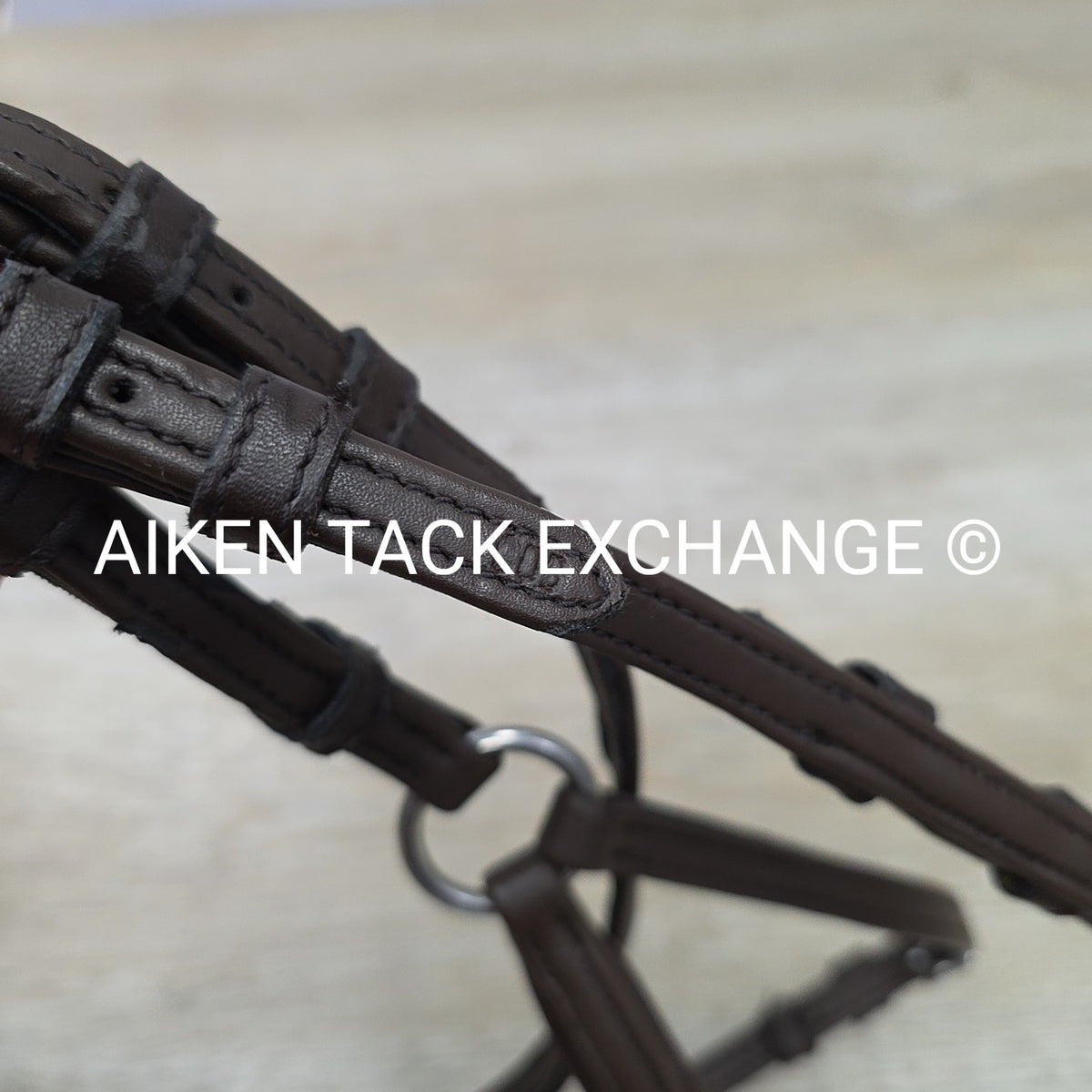 Synthetic Figure 8 Bridle, No Reins, Brown, Size Cob