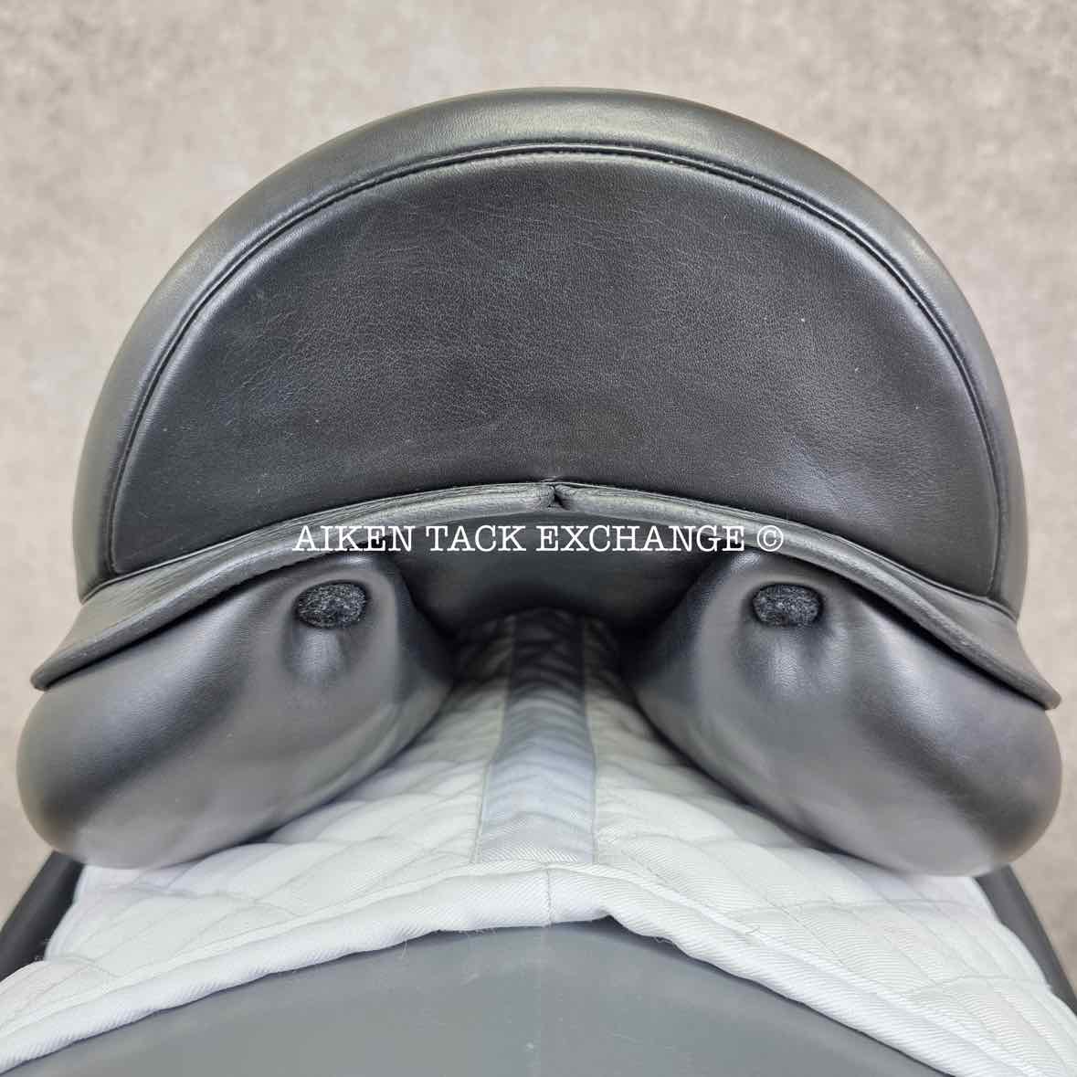 2016 Equipe Olympia Monoflap Dressage Saddle, 17.5" Seat, Medium Wide/Wide Tree, Foam Panels