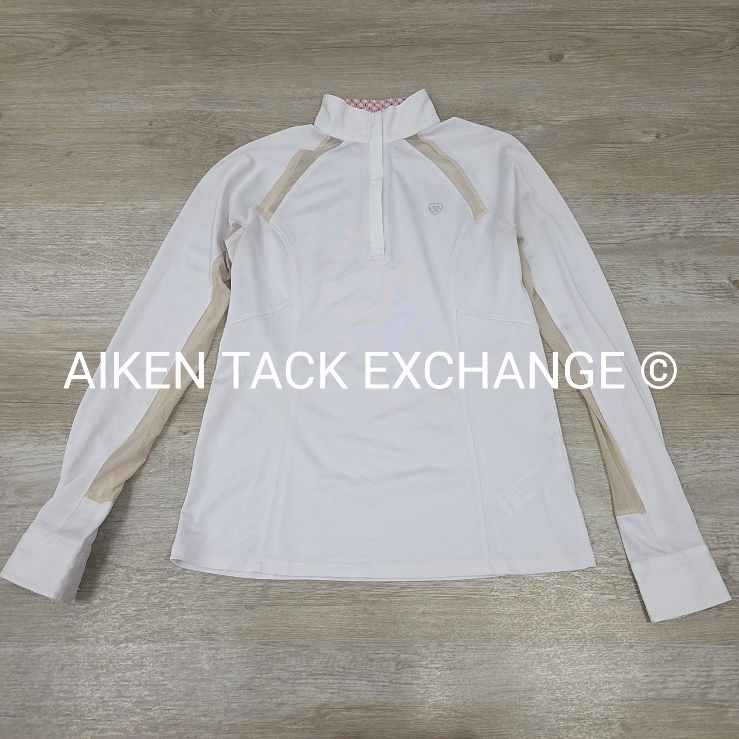 Ariat Long Sleeve Mesh Show Shirt, Size Small