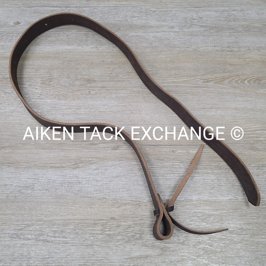 Leather Latigo Cinch Tie Strap, Brown