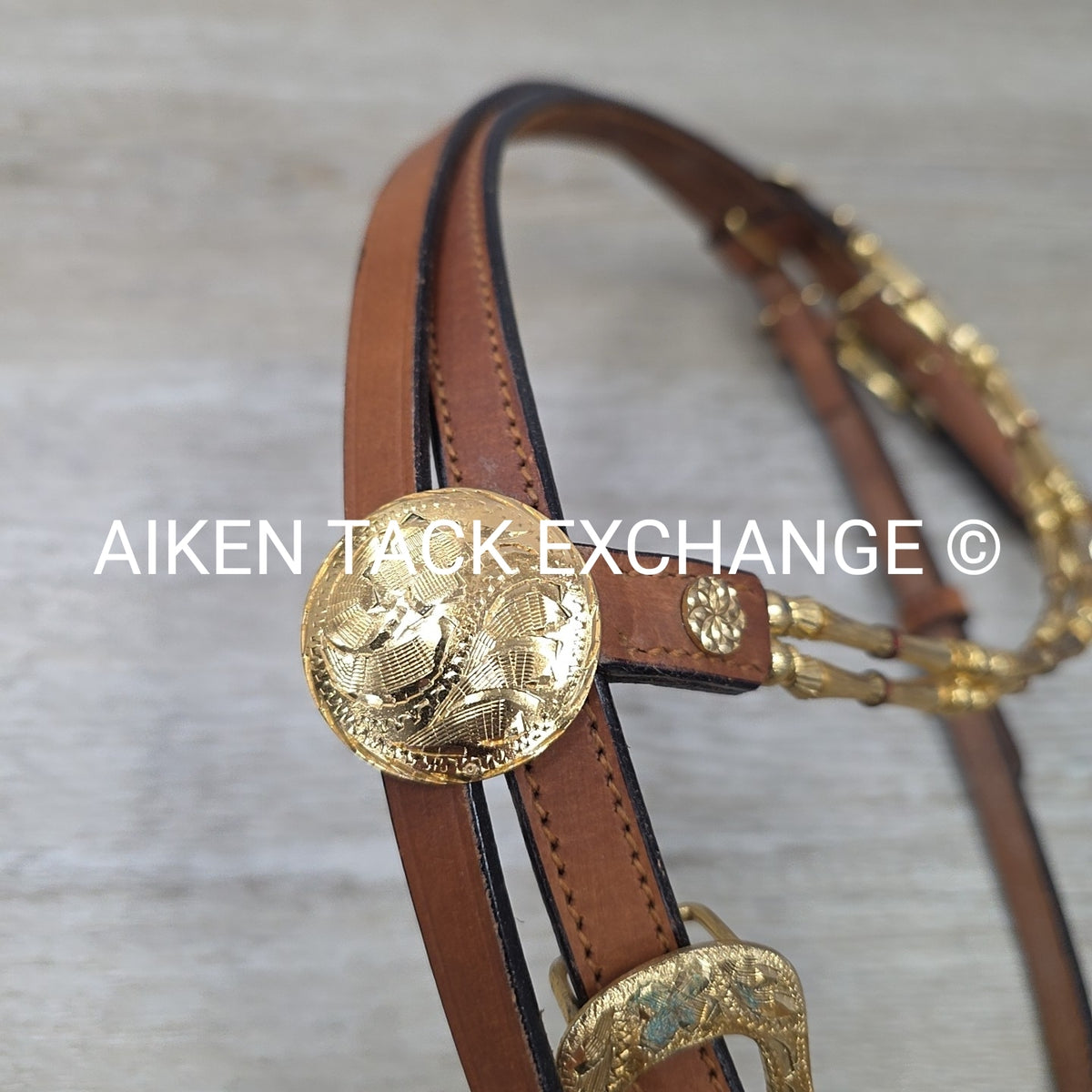 Western Show Bridle with Matching Split Reins