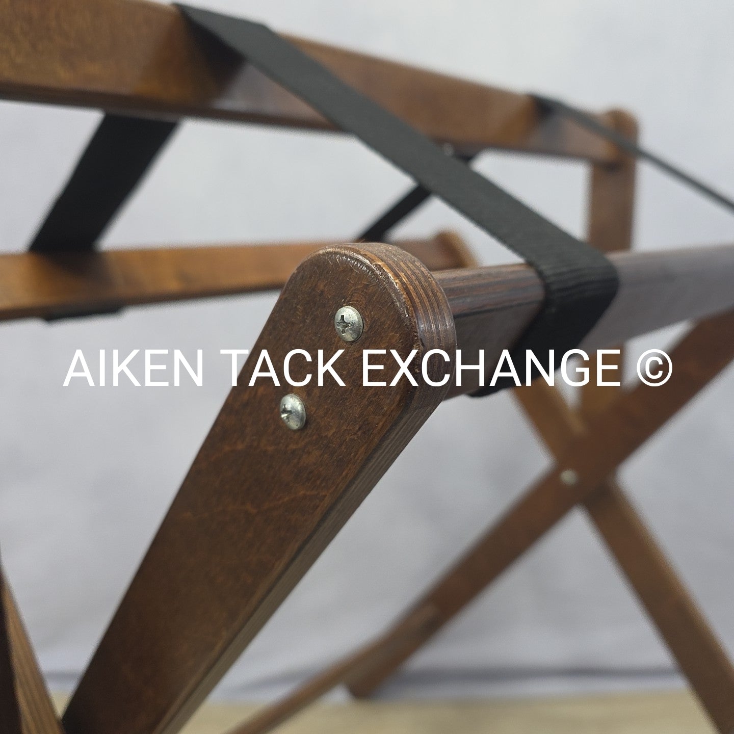 Wood Portable Folding Saddle Stand