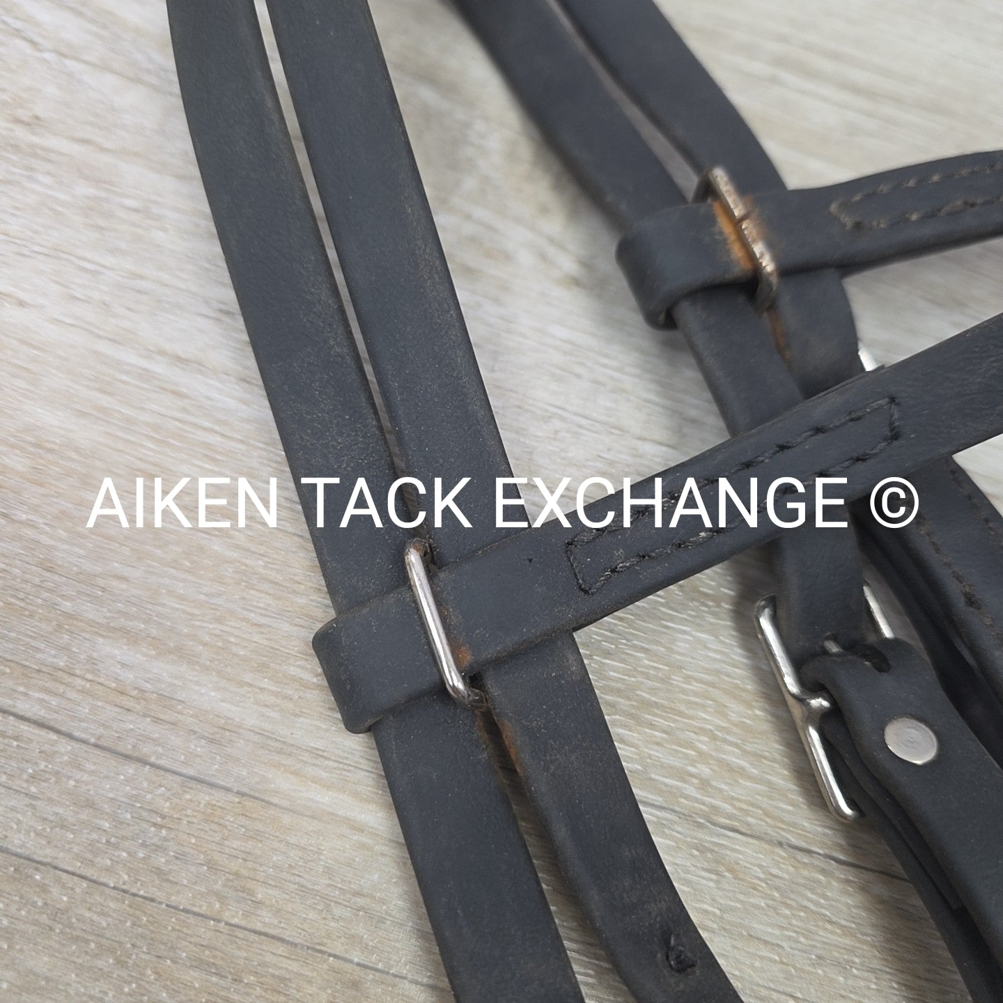 Biothane Browband Headstall, No Reins, Black, Size Full