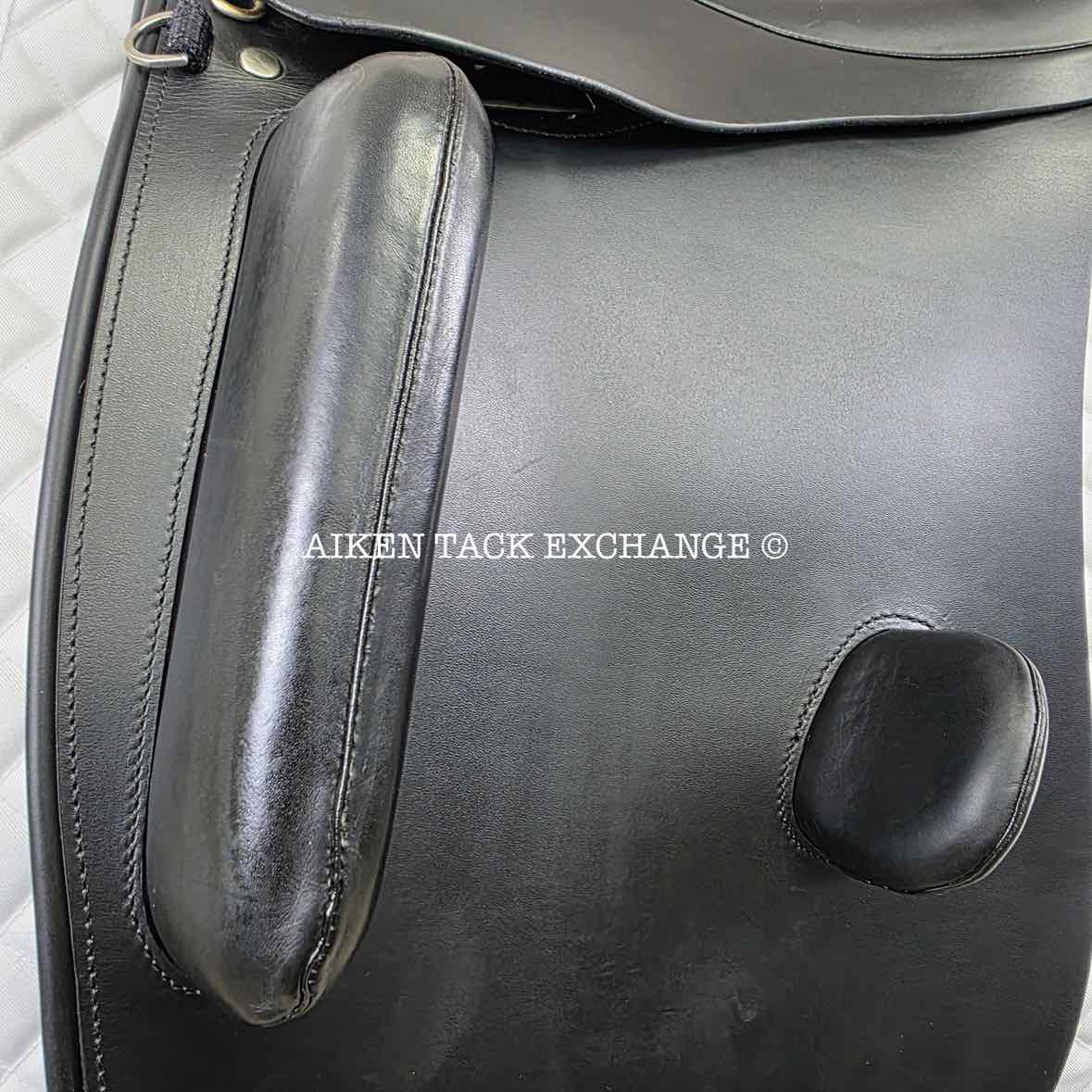 Centaur by Michael Stokes Para Dressage Saddle, 18" Seat, Medium Tree, Wool Flocked Panels