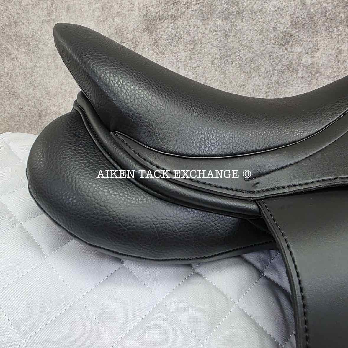 **SOLD** HDR - Henri de Rivel Vegan-X IGP All Purpose Saddle, 15.75" Seat, Adjustable Tree - Changeable Gullet, Wool Flocked Panels