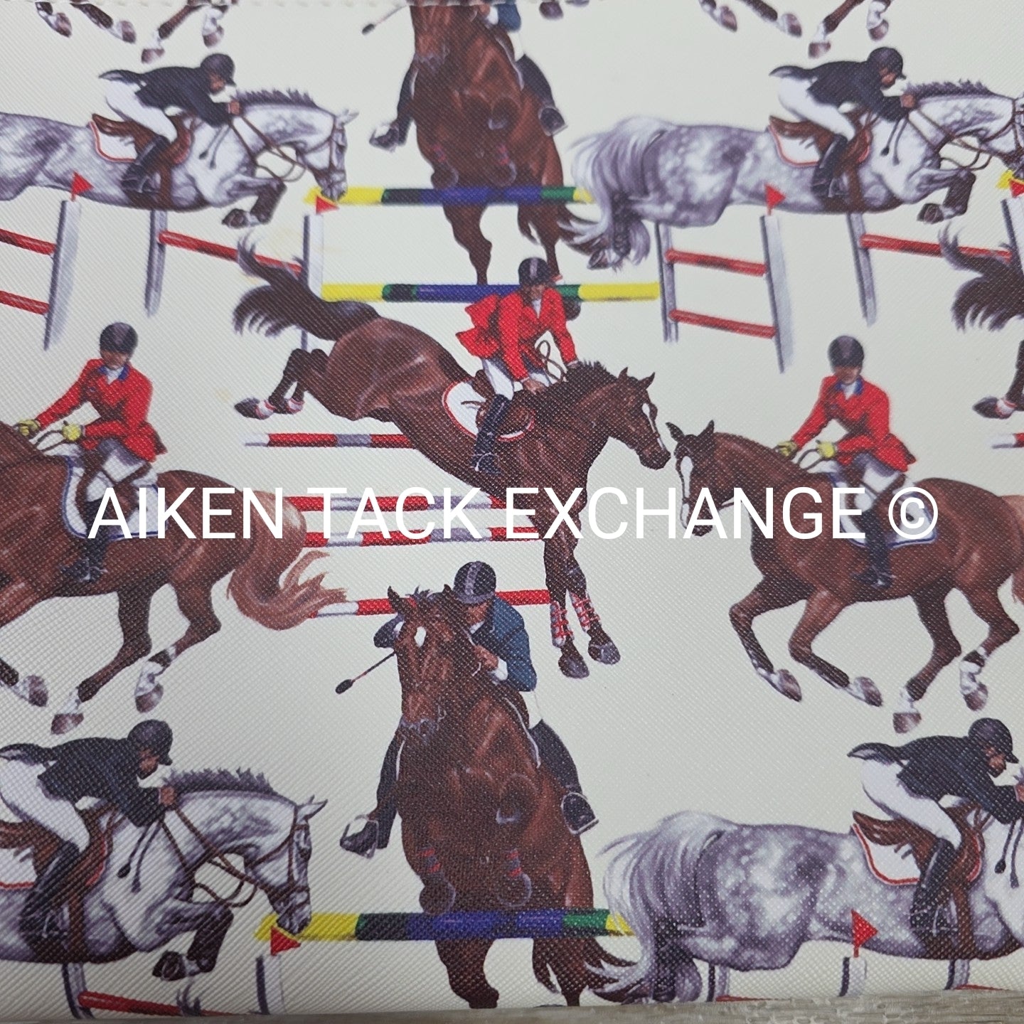 Horse Jumping Zipper Pouch