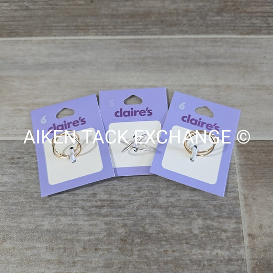 Claire's Rings (3) - Size 6