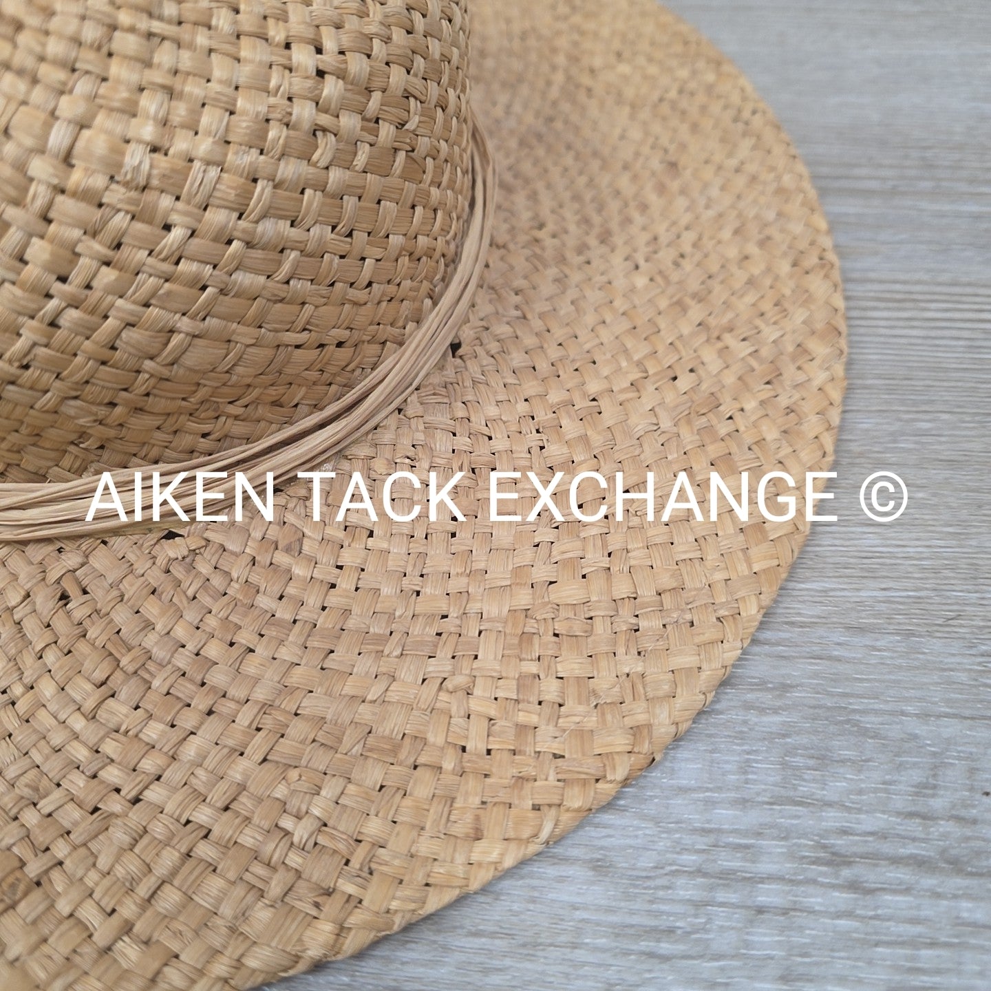 Bass Straw Derby Hat w/ Dried Flowers