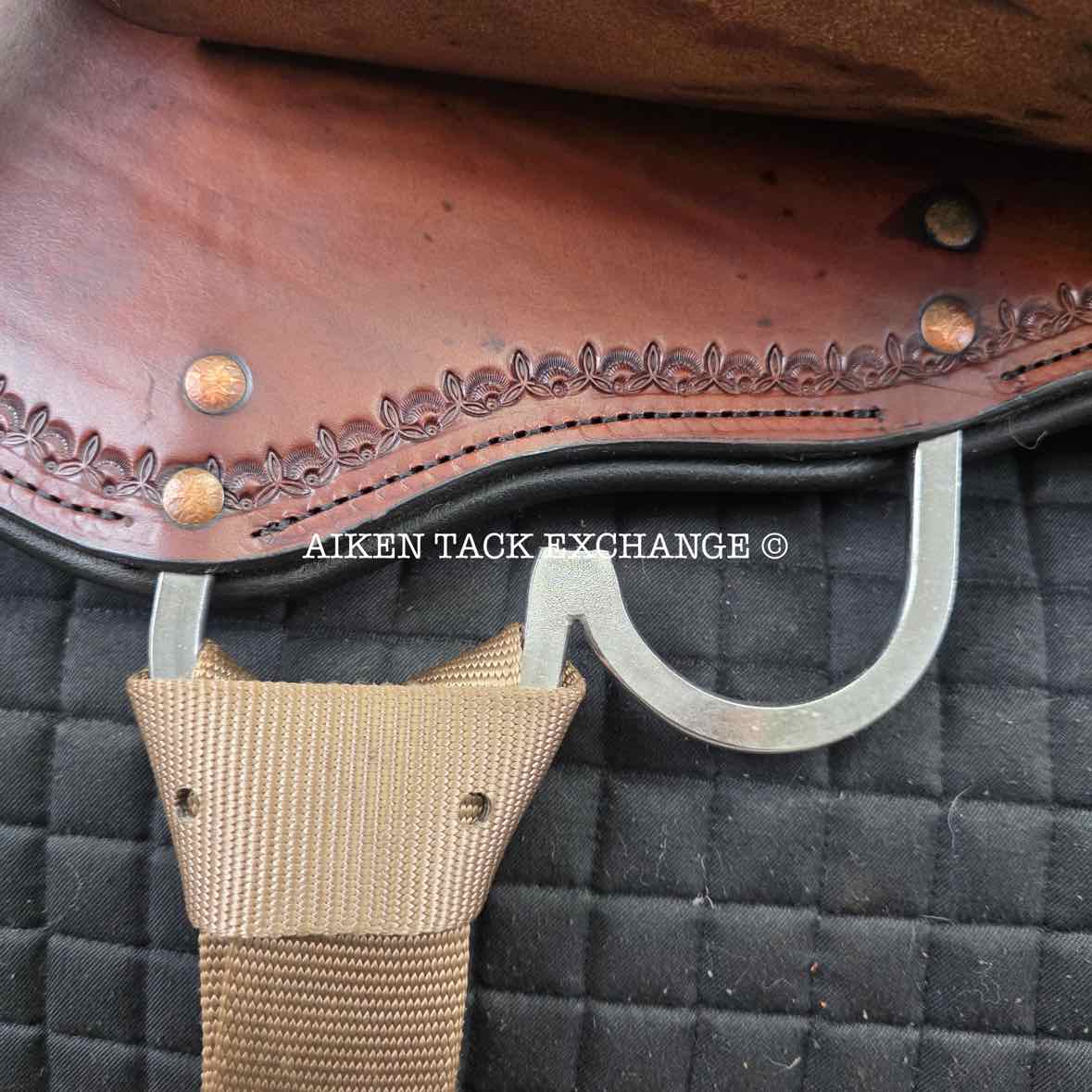 2017 Circle Y 1566 Nova Flex2 Trail Plus Western Saddle, 16" Seat, Wide Tree - Full QH Bars