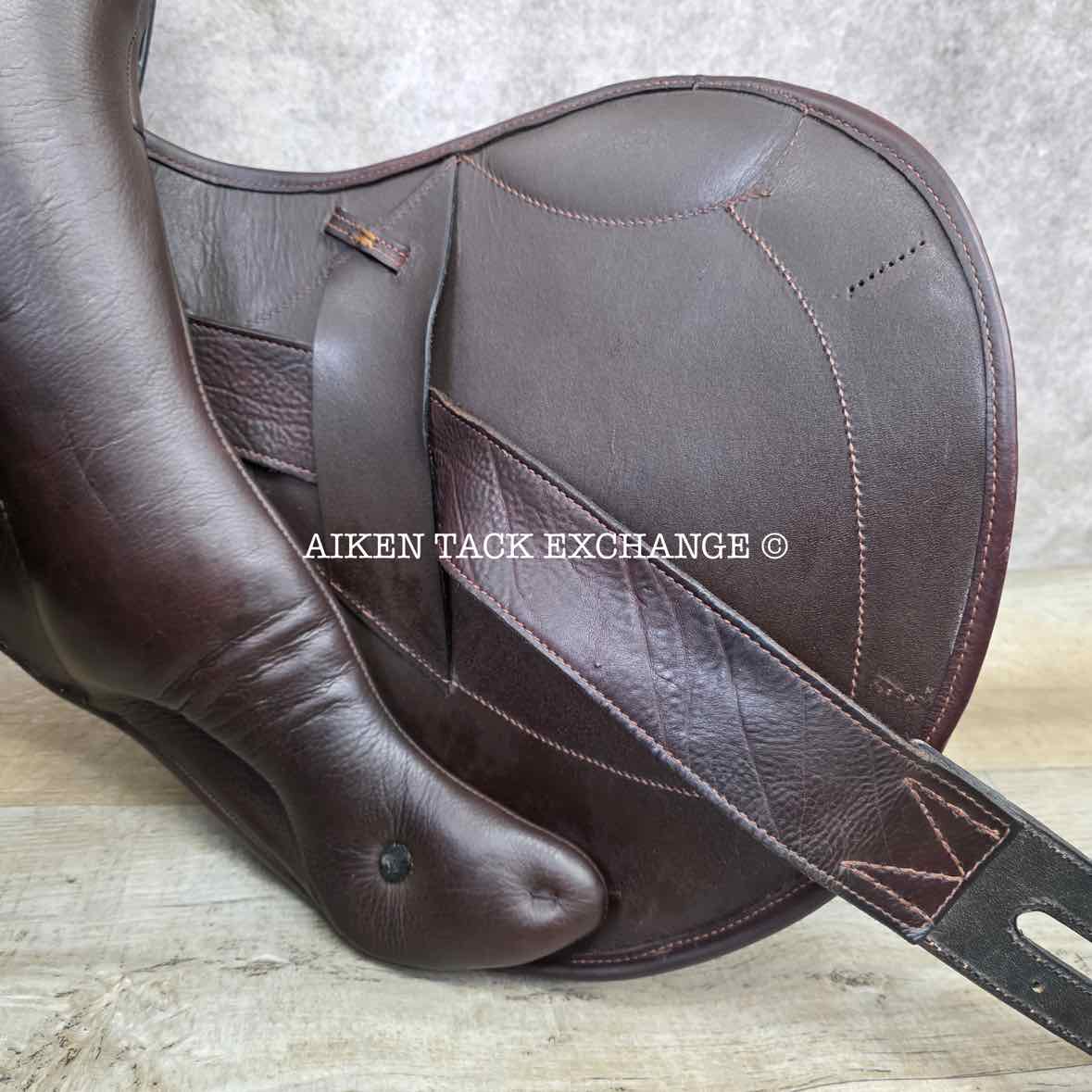 Marcel Toulouse Marielle Genesis Professional Monoflap Eventing Jump Saddle, 18" Seat, Adjustable Tree, Wool Flocked Panels