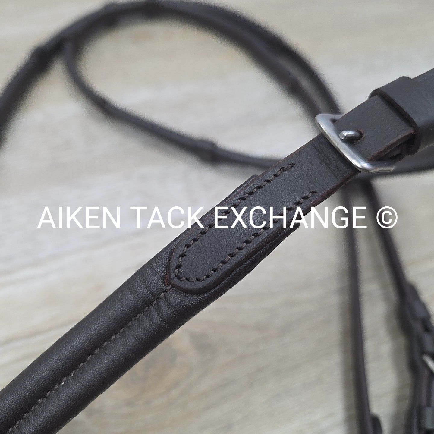 Cushion Grip Reins with Hand Stops, Brown, 56"