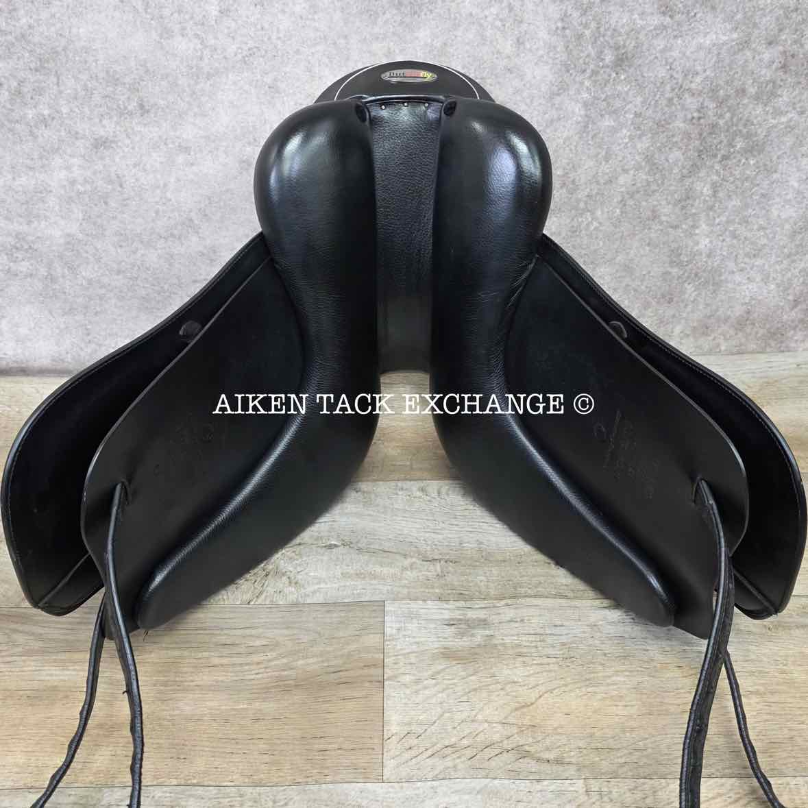 2014 Pegasus Butterfly Claudia Dressage Saddle, 17" Seat - Short Flap, Flexible Self-Adjusting & Self-Adapting ComfortFit Tree