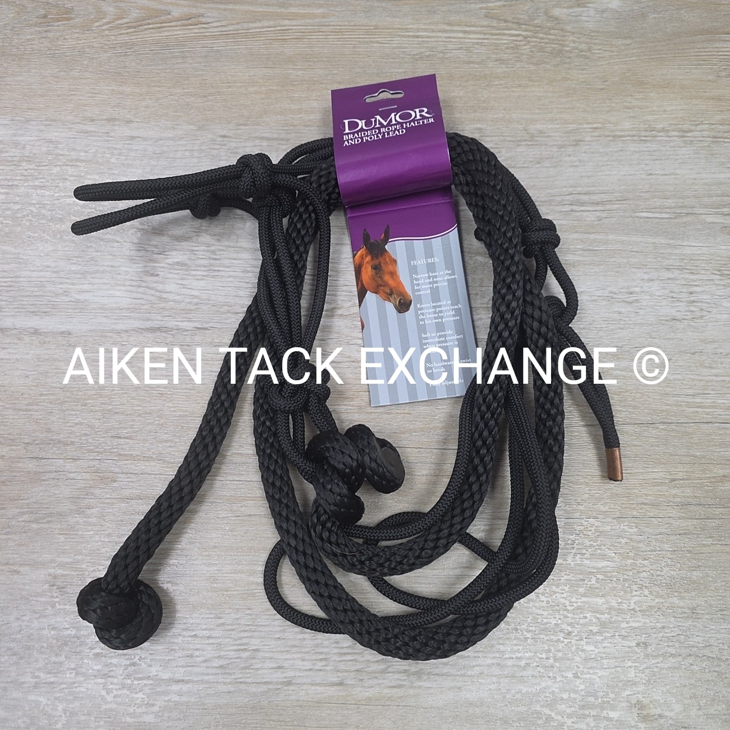DuMOR Braided Rope Halter with Lead