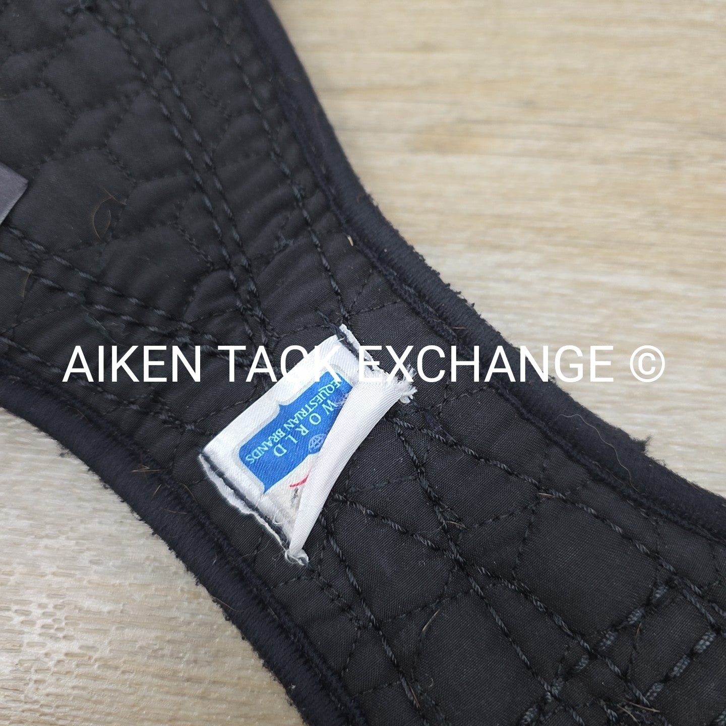 Mattes Contour Dressage Girth, No Sheepskin Cover, Black, 22"