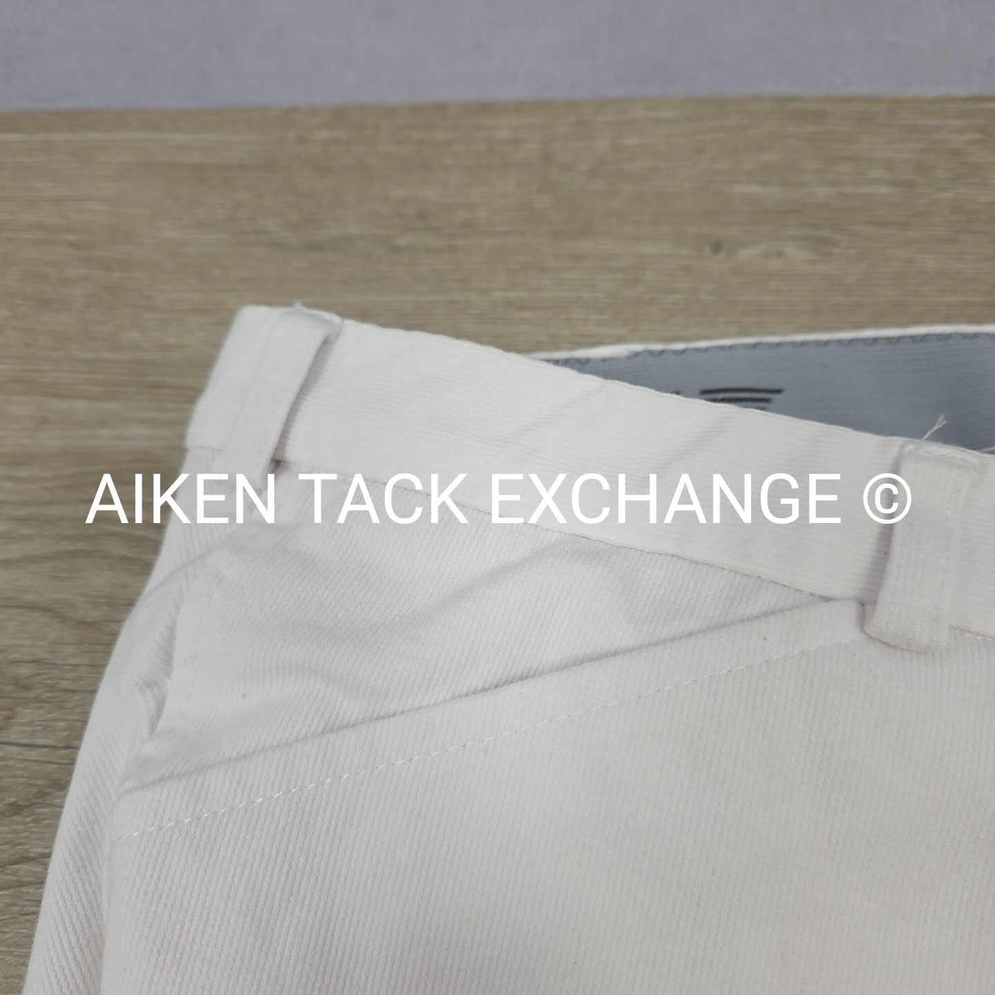 TuffRider Front Zip Cotton Knee Patch Breeches, Men's 34