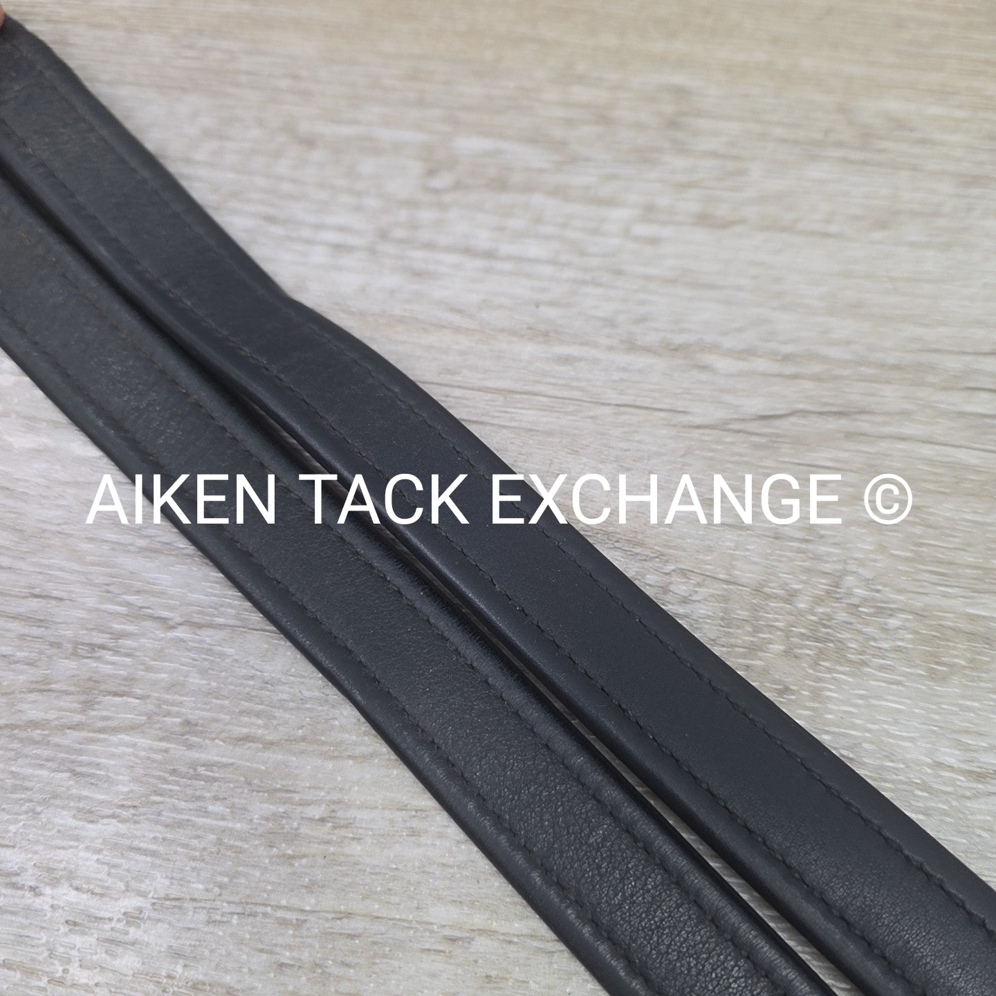 Prestige Nylon Lined Stirrup Leathers, Black, 160cm  / 63"