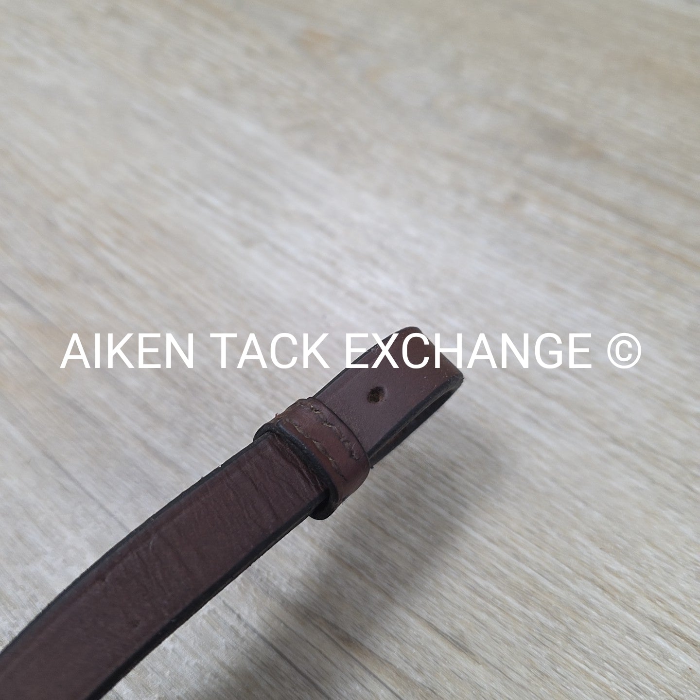 Plain Flat Standing Martingale, Brown, Size Pony