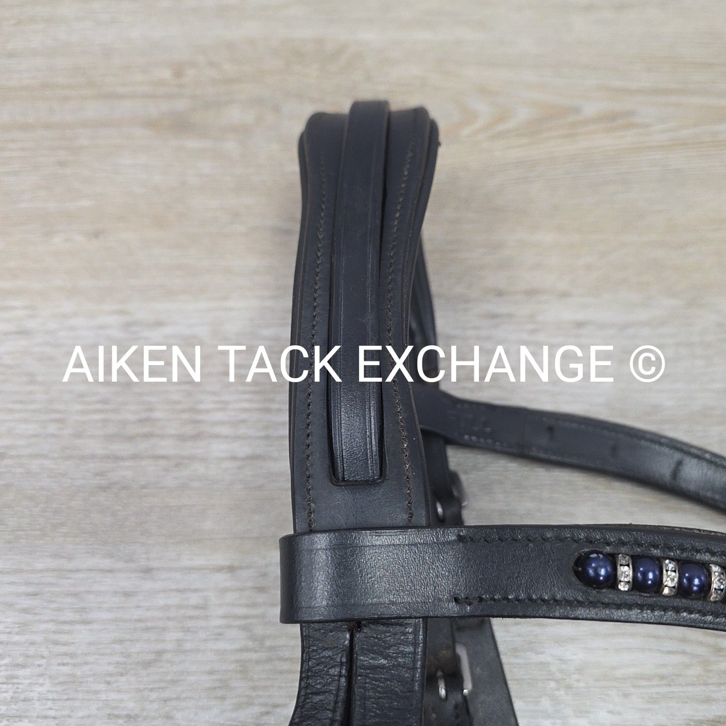 KL Select Dressage Bridle, No Reins, Black, Size Full