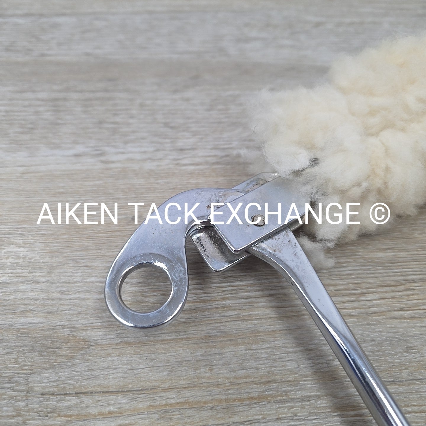 Hackamore with Sheepskin Noseband Cover