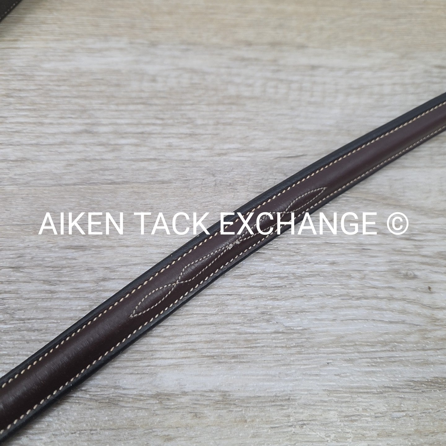 KL Select Black Oak Fancy Stitched Bridle with Matching Laced Reins, Brown, Cob