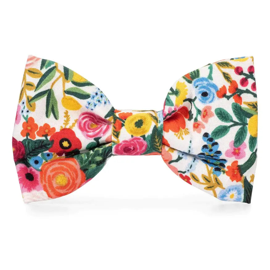 The Foggy Dog - Rifle Paper Co. x TFD Garden Party Dog Bow Tie: Standard
