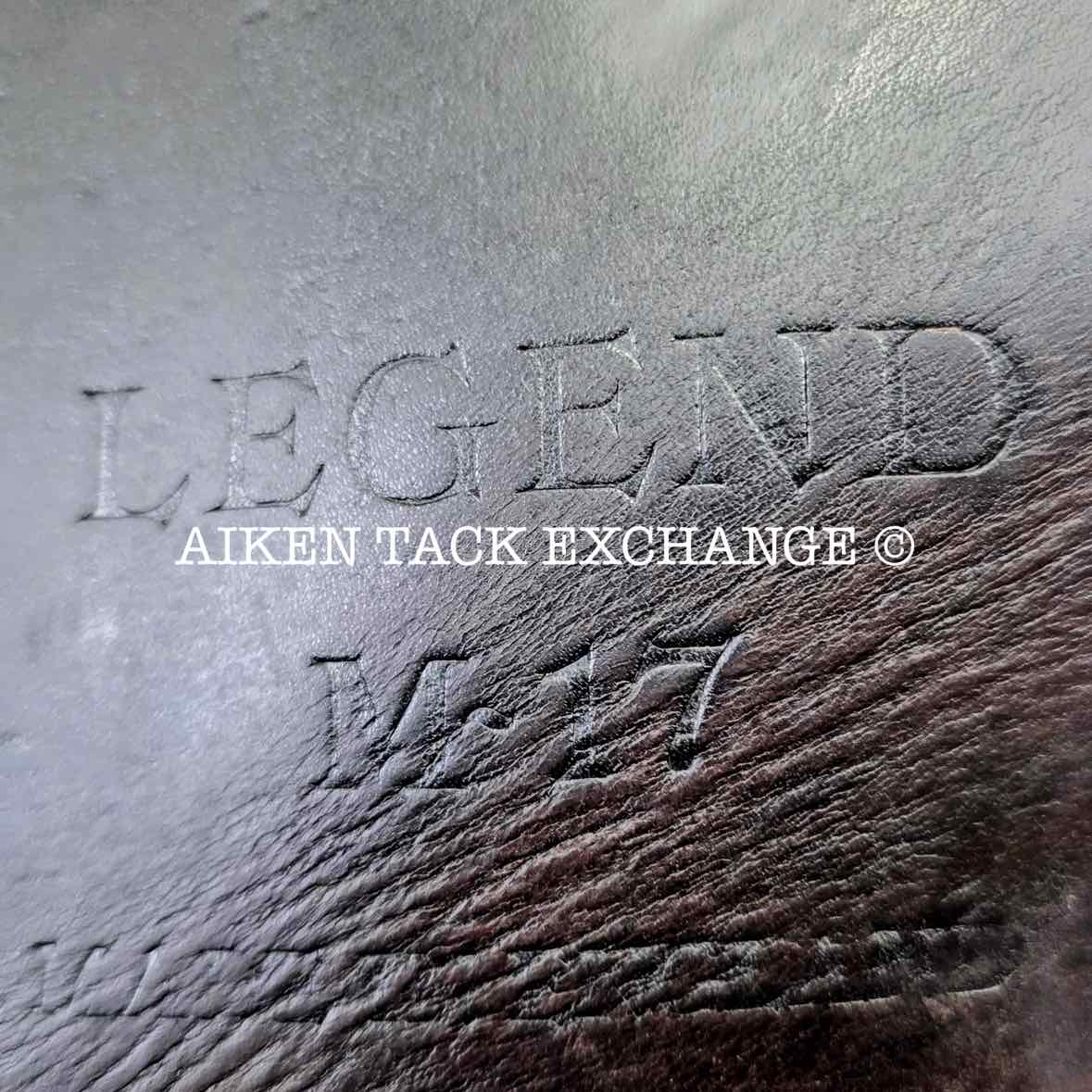 Legend Dressage Saddle, 17" Seat, M/MW Tree, Wool Flocked Panels