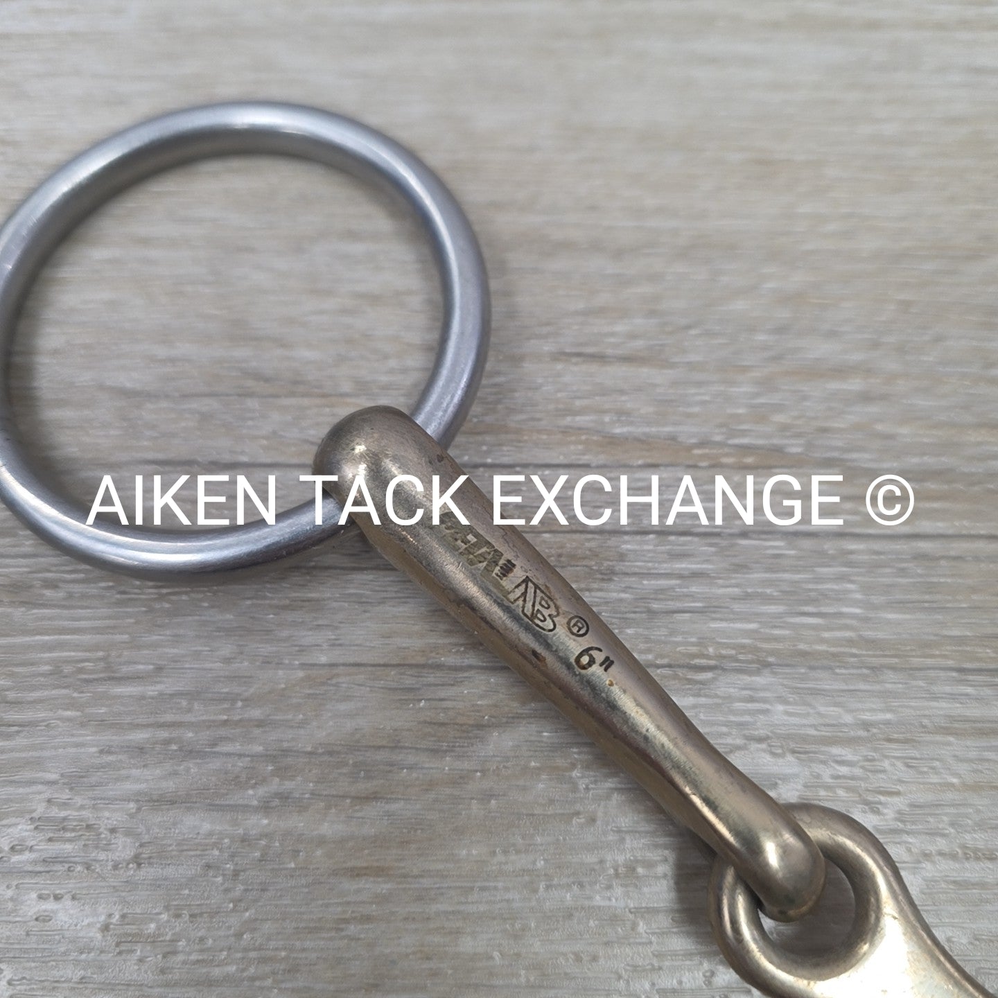 Metalab AlBaCon French Link Loose Ring Bradoon Bit, 6"