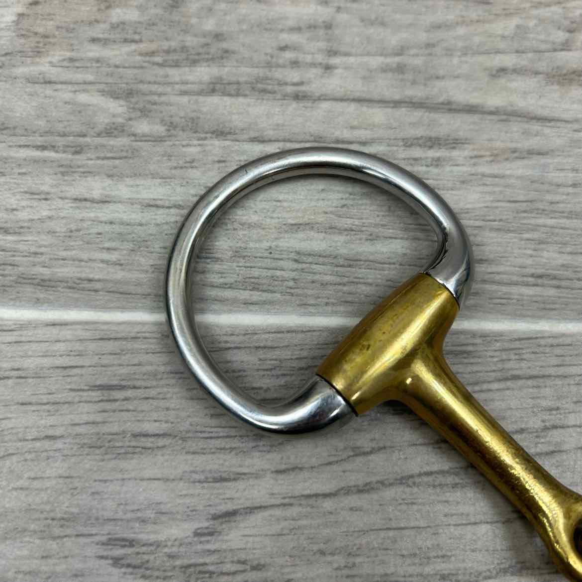 Neue Schule Trans Angled Lozenge Eggbutt Bradoon Bit 4.75"