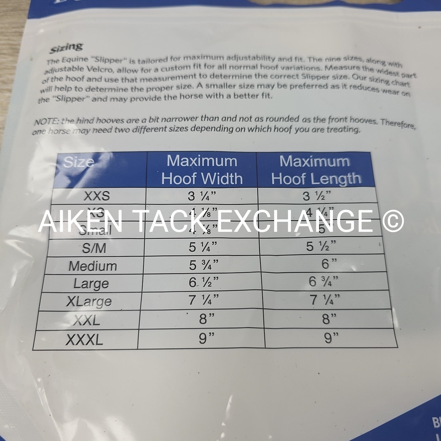 Bluegrass Animal Products Deluxe Equine Slipper, Size Large