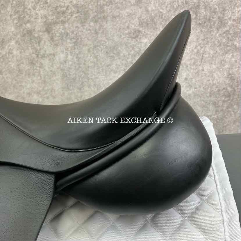 EquineFit International Dressage Saddle, 19" Seat, Wide Tree, Wool Flocked Panels