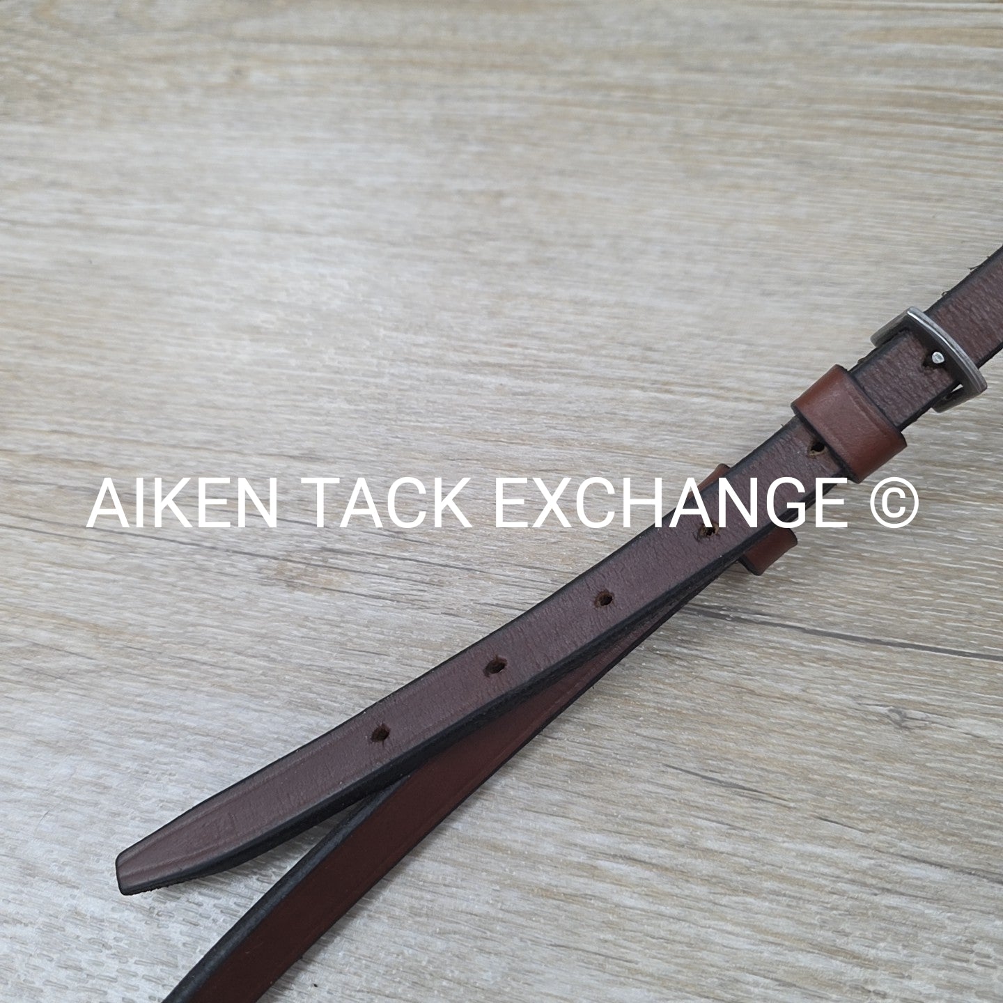 Plain Flat Standing Martingale, Brown, Size Pony