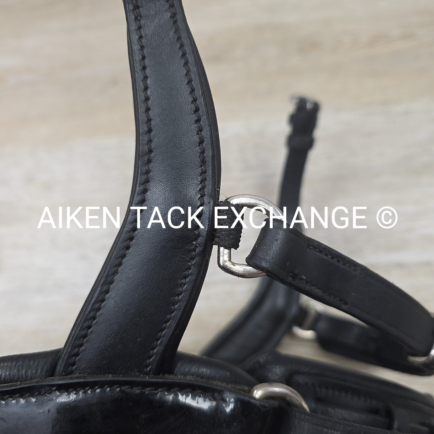 Tota Comfort Noseband, Black Patent, Oversize