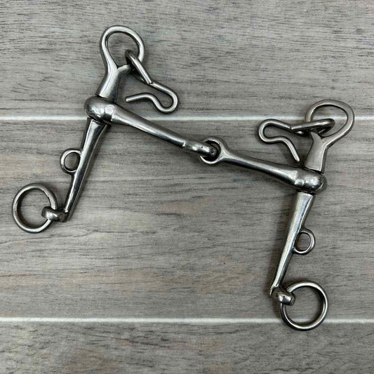 Single Joint Pelham Bit 4.5" (No Curb Chain)