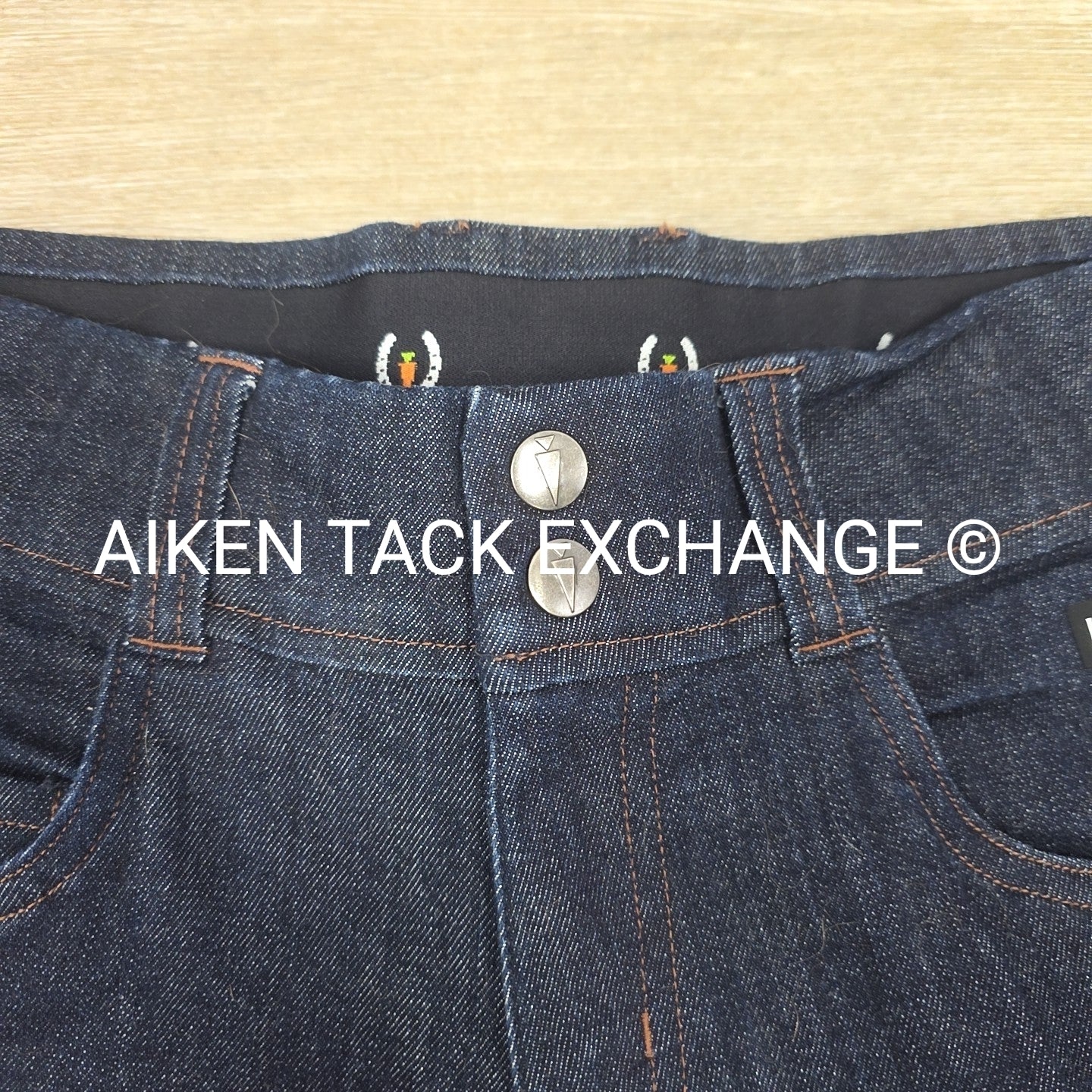 Kerrits Stretch Denim Full Seat Breeches, Size Small