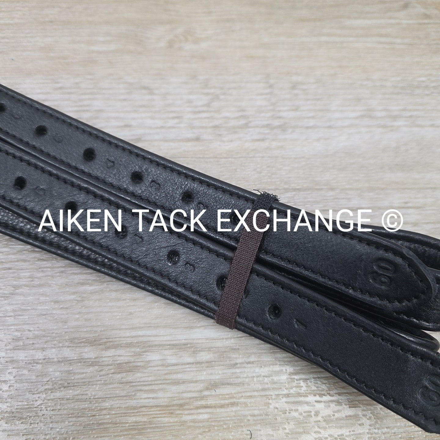 HDR Triple Covered Close Contact Stirrup Leathers, Black, 60"